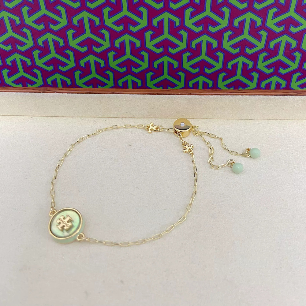 Tory Burch Trendy Letter Necklace